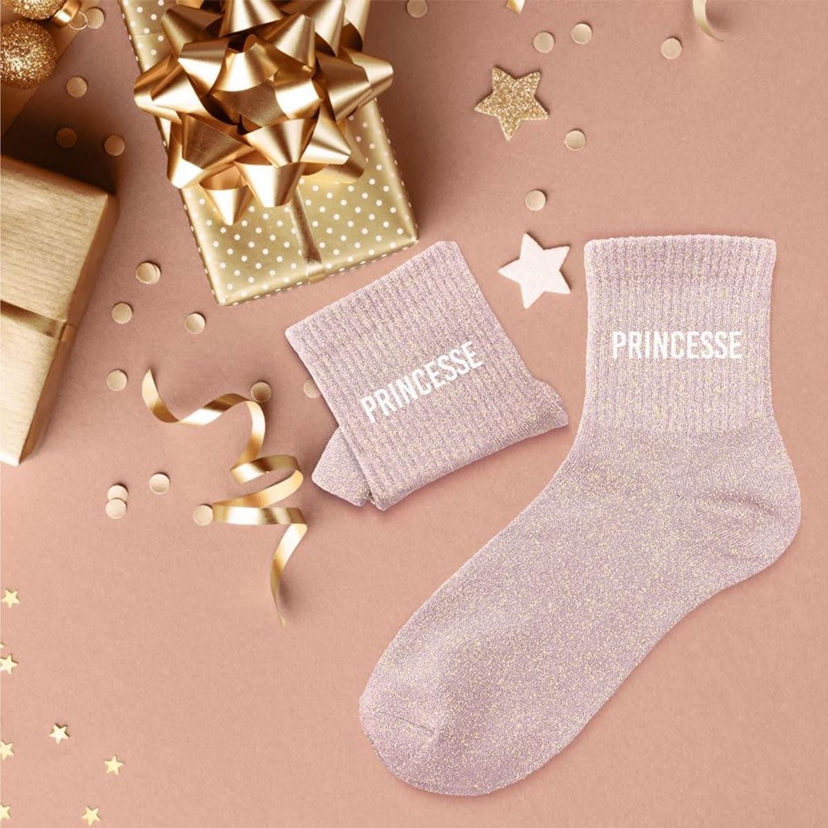 STC Chaussettes paillettes princesse