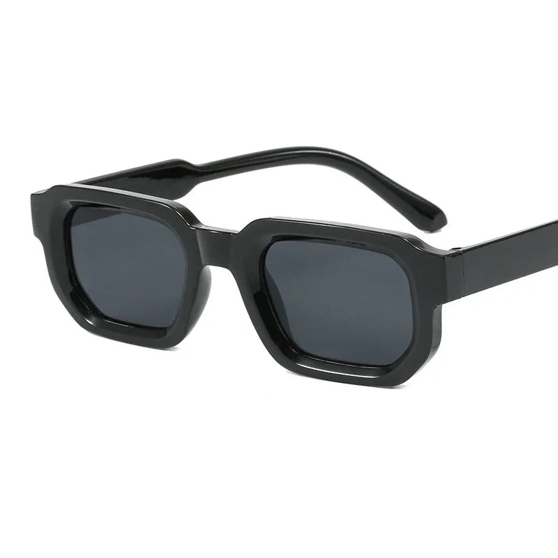 Vintage Rectangle Frame Men Sunglasses Fashion Retro Sun Glasses Luxury Brand Design UV400 Shades Eyewear Women Goggles