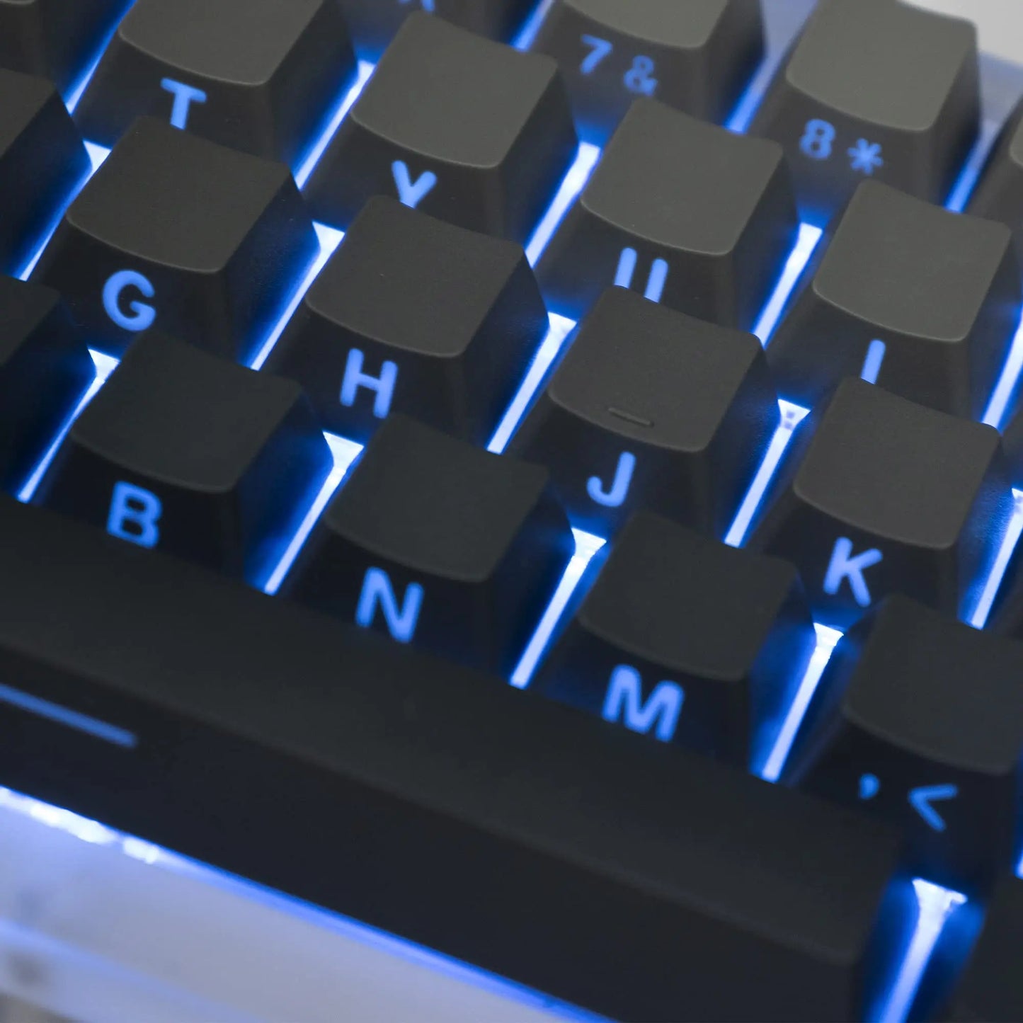 136 Key Shine Through Polar Day PBT Double Shot Side-lit Backlit keycaps For MX Mechanical Keyboard 108 96 87 NJ80 84 68 64 61