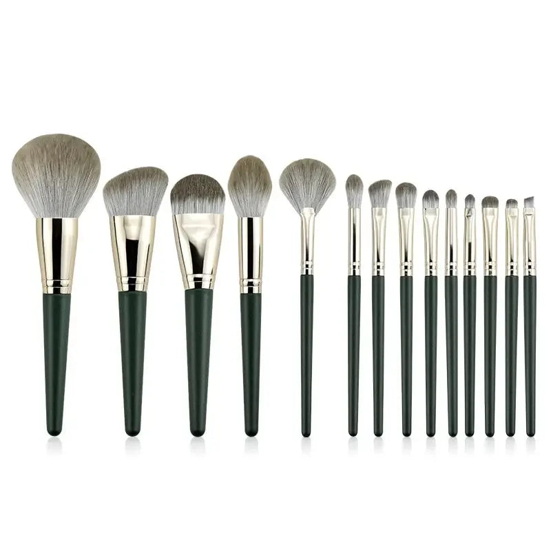 14Pcs Makeup Brush Set Large Fluffy Soft Eyeshadow Foundation Brush Women Makeup Powder Blush Blending Beauty Makeup Tools