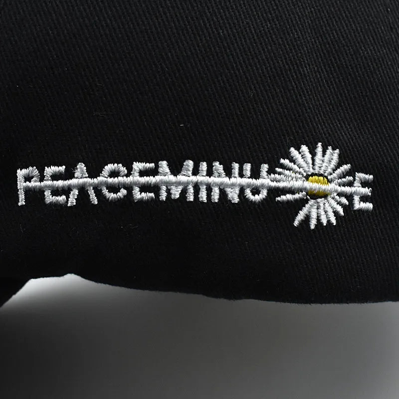 Fashion Baseball Cap for Women Men's little Daisy Embroidery Hat Cotton Soft Top Caps Casual Snapback Hats Quan Zhilong GD same