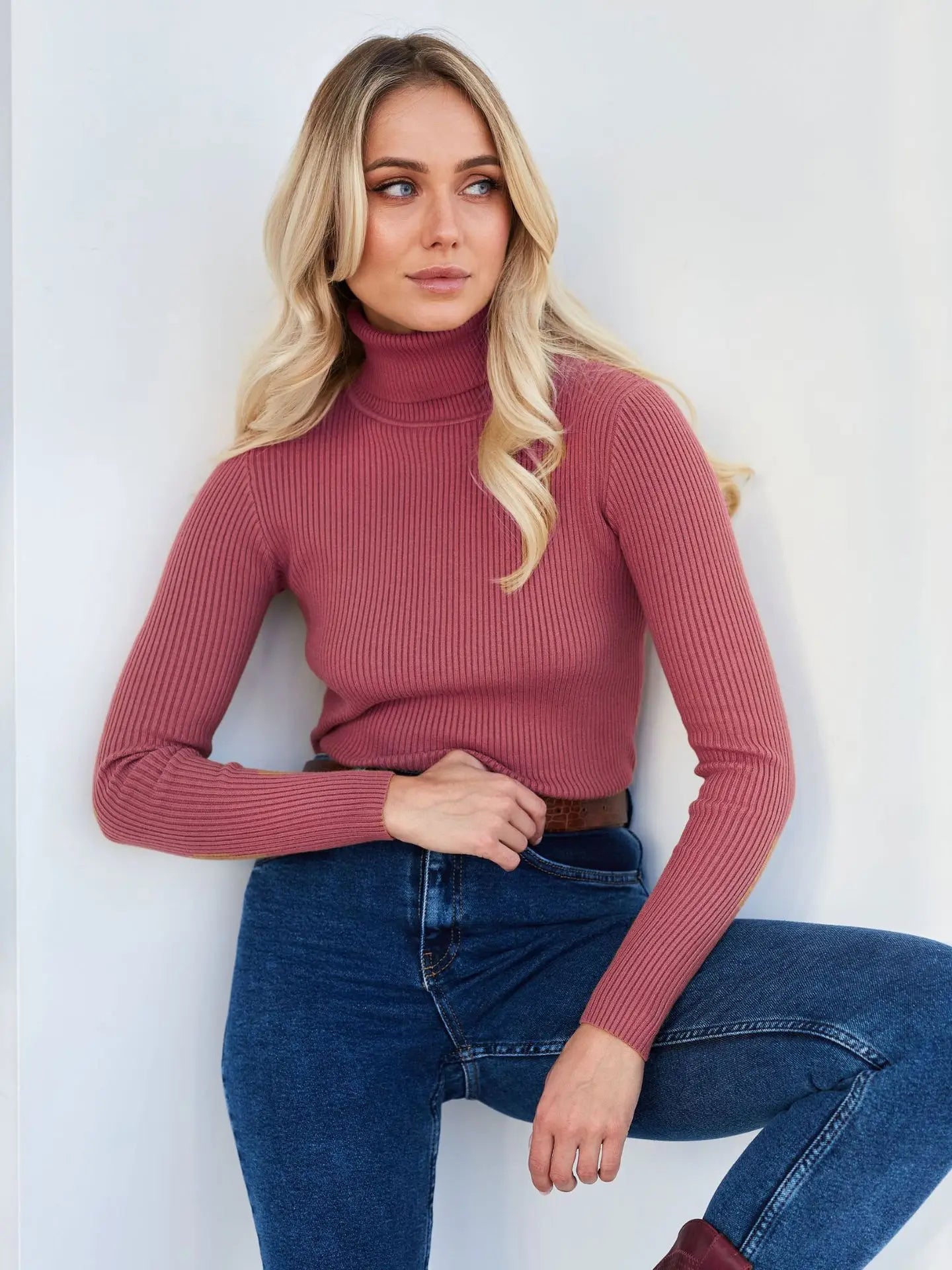 Women Sweater 2024 Autumn Knitted Pullovers Turtleneck Slim Knitting Bottoming Shirt Solid Color Knitwear Jumpers Basic Sweaters