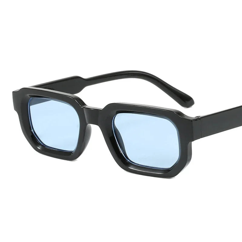 Vintage Rectangle Frame Men Sunglasses Fashion Retro Sun Glasses Luxury Brand Design UV400 Shades Eyewear Women Goggles