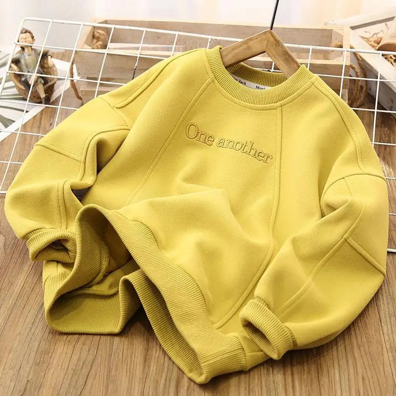 Boys Hoodies Sweatshirts Cotton Tops Outwear 2023 Purple Spring Autumn Kids Sport Uniforms Children's Clothing
