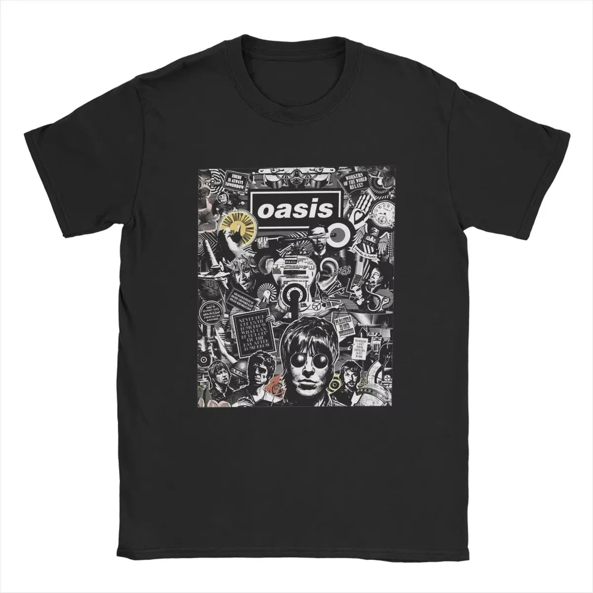 Classic Rock Band O-Oasis T-Shirt for Women Men T Shirt Y2K Short Sleeve Tee Shirt Summer Fashion Clothing Gift for Fans