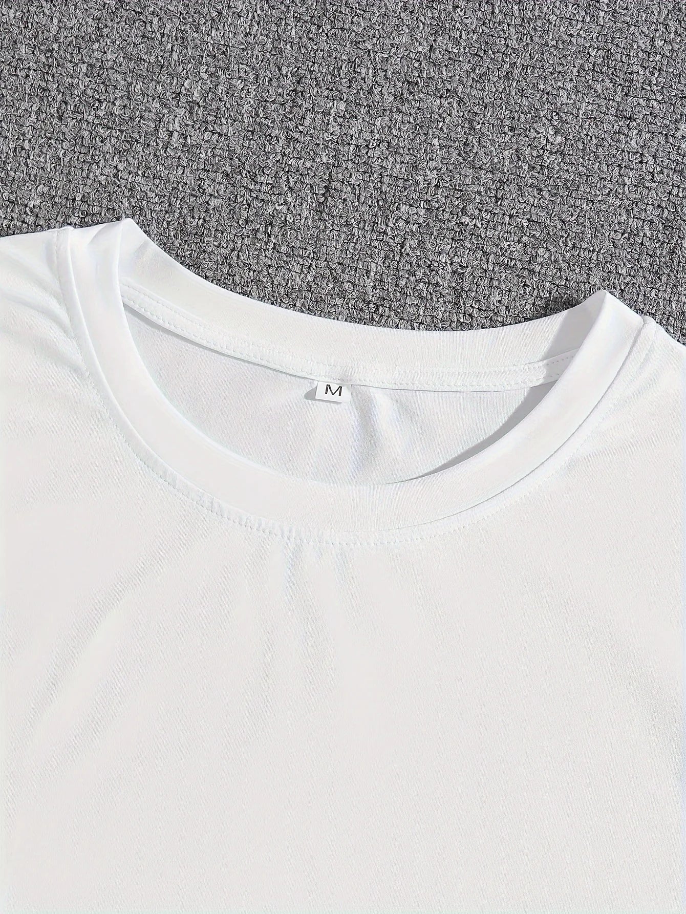 Men's Summer 100 Cotton Fashionable Casual Sports Loose Large Cartoon Bear Pattern Printed Round Neck Short Sleeve T-shirt Top